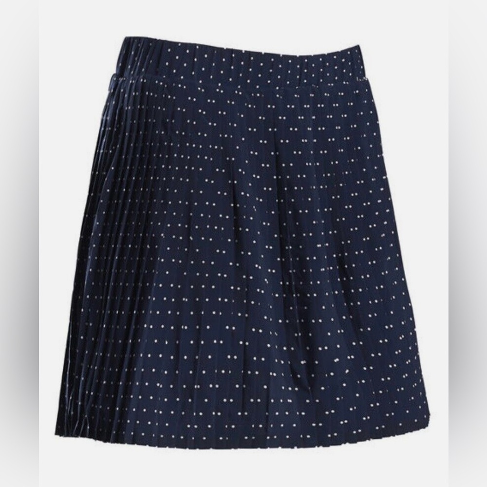 G/Fore Navy Pleated Skort with White Dots | G/fore golf skort small